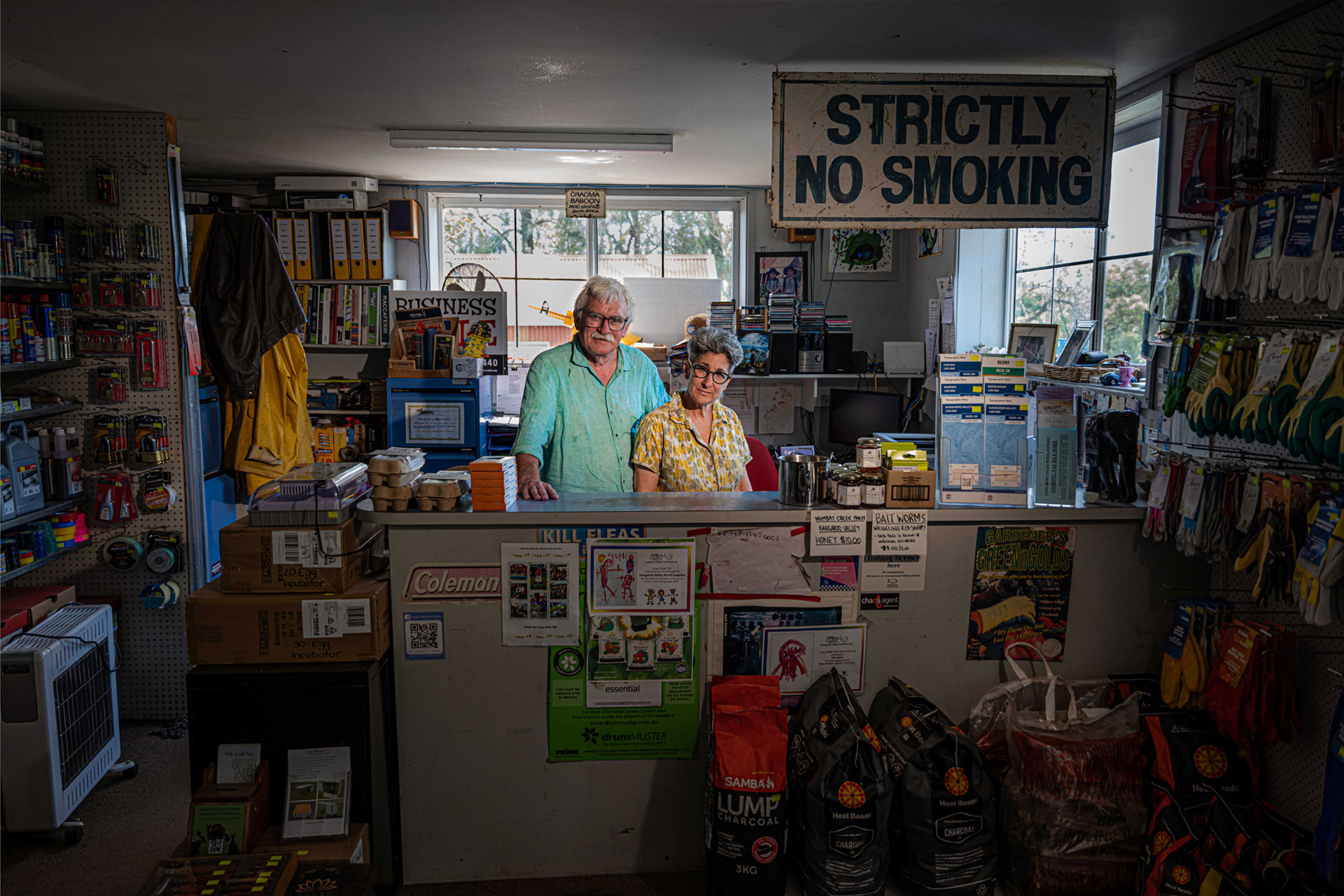 The Red Shed — 
Helen Gelberman & John Bacon