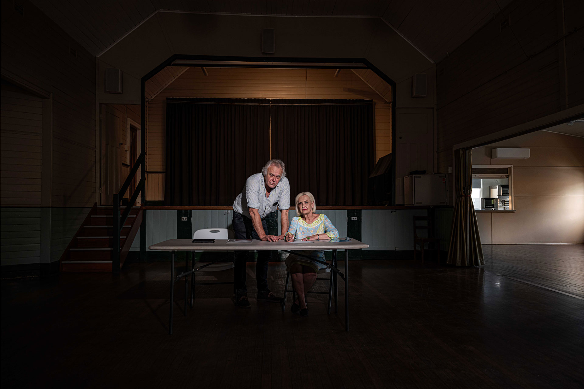 The President and The Secretary — Hugh Sinclair & Brenda Sambrook